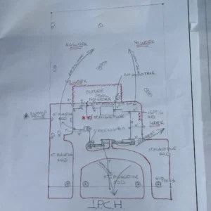 Jeff Paul custom home landscape plan
